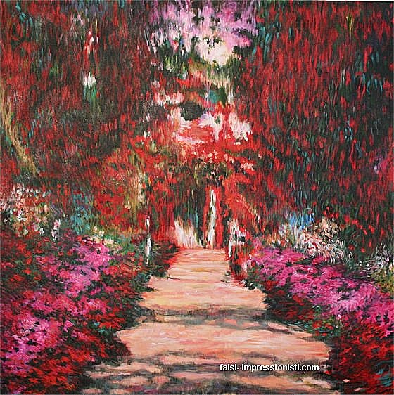 Viale nel giardino di Giverny Falsi d'autore